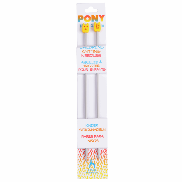 Pony - Childrens Knitting Needles - 3.25mm x 18cm 1