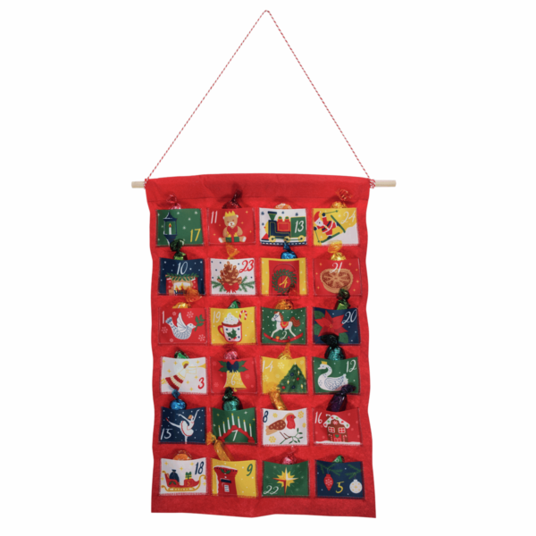 Trimits - Make Your Own Advent Calendar Kit Red 5