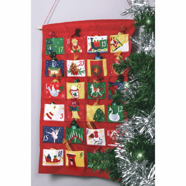 Trimits - Make Your Own Advent Calendar Kit Red 6