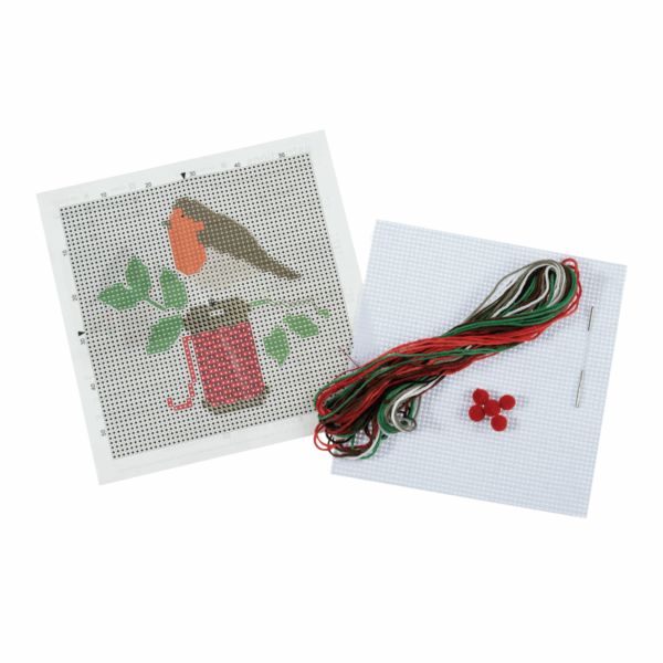 Trimits - Stitch Your Own Cross Stitch Kit - Robin 3