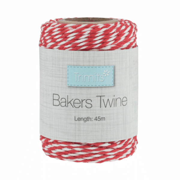 Trimits - Bakers Twine - Red/White 1