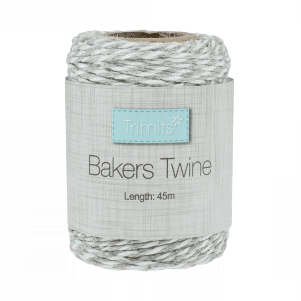 Trimits - Bakers Twine - Grey/White 1