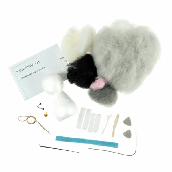 Trimits - Needle Felting Kit - Tabby Cat 3
