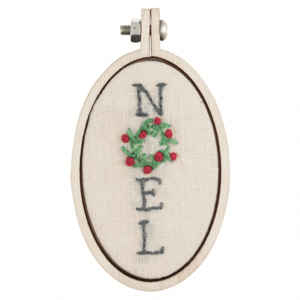 Mini Embroidery Hoop & Frame - 4cm x 6cm Oval 1