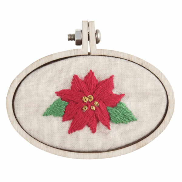Mini Embroidery Hoop & Frame - 6cm x 4cm Oval 1