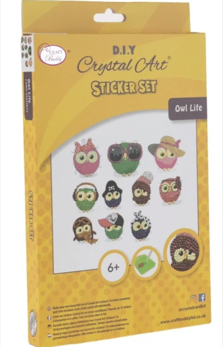DIY Crystal Art Kits - Sticker Set - Owl Life 2