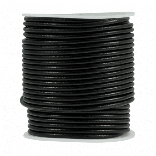 Trimits - Leather Thonging - Black - 3mm x 2m 2