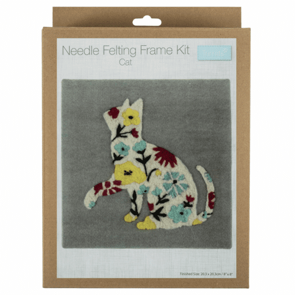 Trimits - Needle Felting Kit with Frame - Cat 1