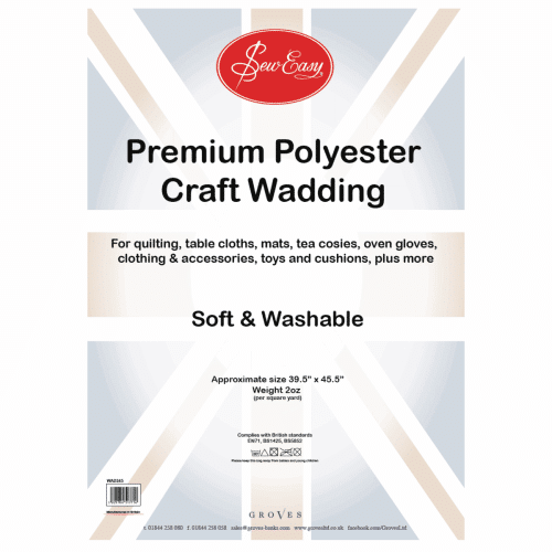 Polyester Wadding 39.5x45.5in - 2oz 2