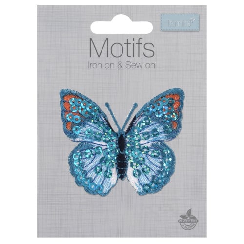 Trimits - Motifs - Blue Butterfly 1