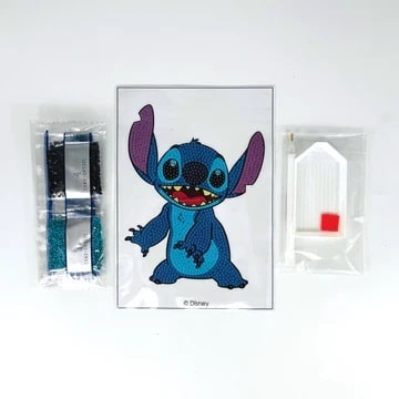 DIY Crystal Art Kits - A5 Sticker - Stitch 2